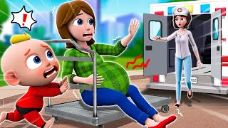 Pregnant Mommy Gets Boo Boo  Safety Rules at Home  Funny Cartoons For Kids  Little PIB [upl. by Mildred]