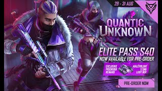 Elite Pass Quantic Unknown  Prize Pool Highlight  Garena Free Fire [upl. by Nairolf]