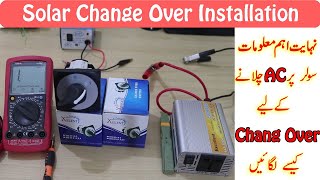 What Is Change Over Solar Change Over Installation electricalwall [upl. by Reyam]