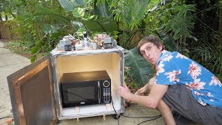 DIY MEGA Microwave  Microwaving a Microwave [upl. by Rehpotsihrc]