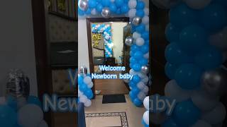 Welcome newborn baby  Surprise Welcome  Room decor for newborn baby boy [upl. by Zephan]