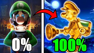 I 100d Luigis Mansion 3 Heres What Happened [upl. by Anivad]