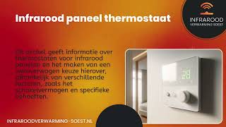 Infrarood Paneel Thermostaat  Infrarood Verwarming Soest [upl. by Ramel662]