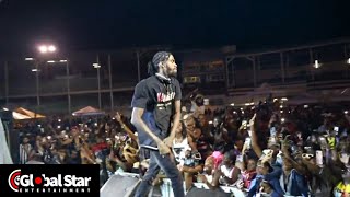 Alkaline ChattaBox Fest Performance Afterall Pull Off Stage [upl. by Alburg209]