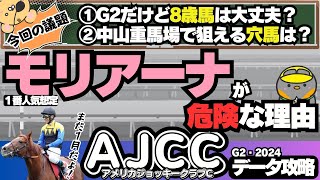 【AJCCデータ攻略】覚えとくとオトクな、冬の中山芝2200ｍで狙い撃つべき穴馬とは 【競馬予想2024】 [upl. by Nuahsyd909]