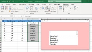 How to populate a combobox Without duplicate Values in Excel VBA [upl. by Eidnak]