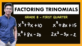 FACTORING GENERAL TRINOMIALS  Grade 8 Math MathTeacherGon [upl. by Lenneuq]