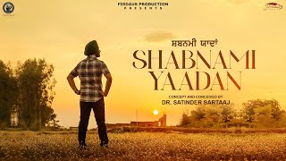 Shabnami Yaada’n  Satinder Sartaaj  Travel Diaries  Beat Minister  New Punjabi Song 2024 [upl. by Hedda783]