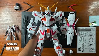 Mega Size Unicorn Gundam 148  ASMR BUILD  Daban  Rx0 Unicorn Gundam Destroy Mode [upl. by Nielsen]