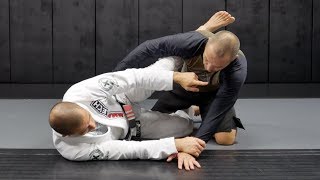 How To Transition From HalfGuard To Butterfly Hook Sweep [upl. by Sparhawk]