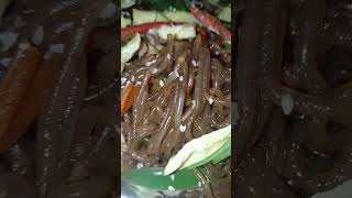 Japchae Filipino style yummy letseat [upl. by Whelan357]