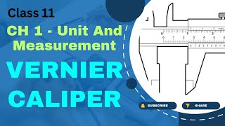 Vernier Caliper  Measuring Instruments  Unit And Measurement [upl. by Kcirret]