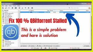 How to Resolve QBittorrent Stalled Issues Utorrent Bittorrent amp Qbittorrent Stalled Problem Fixed [upl. by Kerrison596]