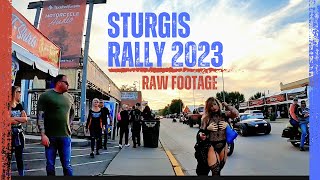 Sturgis 2023 RAW Street WALKER First Person FOOTAGE Part 1 [upl. by Hunsinger]