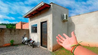 Eu construí uma casinha de R10000 no quintal [upl. by Carrillo9]