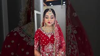 Halka Halka Suroor❤🌹Mehndi Wedding MUA Punjabi Song Bridalmakeup trending shorts mua makeup [upl. by Oab]