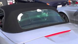 Porsche Boxster Rear Window Replacement with Glass by Cooks Upholstery Redwood City [upl. by Ylrevaw]