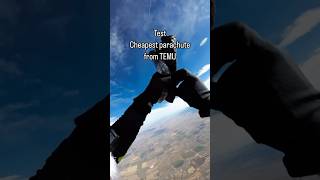 TEMU Cheap Parachute Test Dont try this at home [upl. by Pardoes]