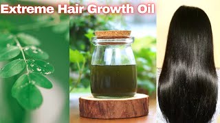 How To Make Moringa Oil At Home  diy Moringa Hair Oil at home  Herbal Hair oil at home  Hair care [upl. by Aiotal]