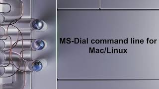 MSDIAL command line for MacLinux [upl. by Anikal]