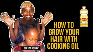 Natural Hair Growth Secrets Using Cooking Oil and Twisting Techniques [upl. by Lona]