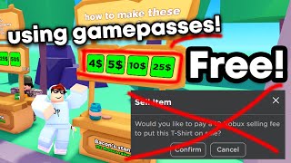 GAMEPASS TUTORIAL🤑No Need To Spend 10 Robux Free Donation Buttons Updated 2023 [upl. by Dari]