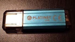 Platinet 16GB Flash Drive  PenDrive unboxing amp speed test [upl. by Aurelea590]