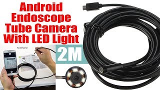 Endoscope Snake Camera I IP67 Waterproof I Flexible Inspection Borescope Camera For Android [upl. by Nole953]