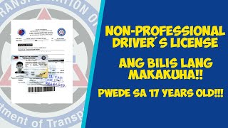 PAANO KUMUHA NG NONPROFESSIONAL DRIVERS LICENSE  2022 UPDATED STEP BY STEP GUIDE  LTO NPDL [upl. by Grunenwald486]