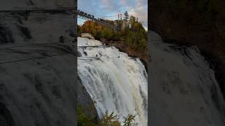 montmorency falls quebeccity canada travel autumn [upl. by Uriel192]