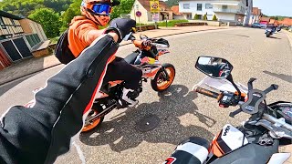 MA PREMIERE SORTIE EN KTM 690 SMC 😍 [upl. by Kovacs]