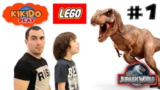 🦎LEGO JURASSIC WORLD 1 Прохождение ЛЕГО ИГРЫ Отправляемся на остров Динозавров Кикидо [upl. by Sully475]