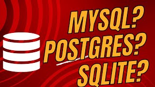 Postgres vs MySQL vs SQLite  a developers guide [upl. by Yojenitsirk790]