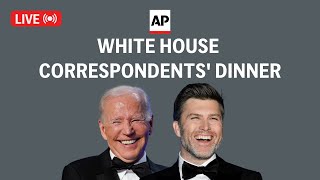 LIVE White House Correspondents dinner 2024 with Biden Colin Jost [upl. by Ruscio]