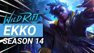 How to Play Jungle Ekko in Season 14  Wild Rift Guide [upl. by Haggar]