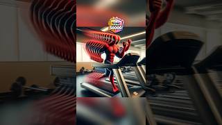 Obese Avengers at Gym😂🤣spiderman brawlstars marvel [upl. by Alphard597]