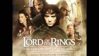 The Lord Of The Rings OST  The Fellowship Of The Ring  The Road Goes Ever On Pt 1 [upl. by Nalyd]