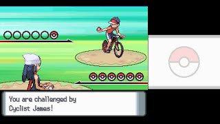 Pokémon Diamond Part 13 Sinnohs Cycling Road No Commentary [upl. by Oraneg]