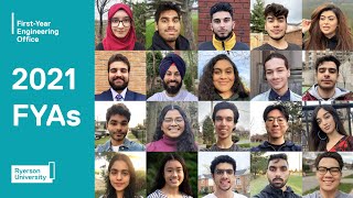 Meet your 2021 FirstYear Ambassadors  Ryerson Engineering [upl. by Chassin]