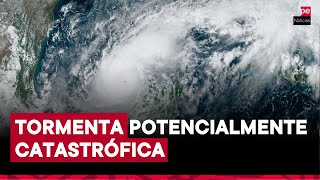 🌀😦 Milton se torna huracán de categoría máxima y amenaza a México y EEUU [upl. by Sisak]