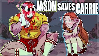 Camp Counselor Jason  Jason Saves Carrie Friday the 13th Comic Dub [upl. by Neiht]