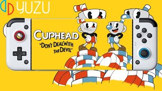 Cuphead  Android gameplay Yuzu  Adreno 660 [upl. by Sutit]