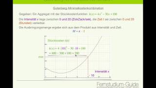 EBWL GutenbergMinimalkostenkombination Teil 1 [upl. by Nareik]