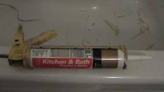 HOW TO CAULK PURE SILICONE [upl. by Akitan]