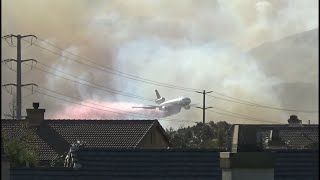 The DC 10 Air Tanker 911 California Fire [upl. by Asabi]