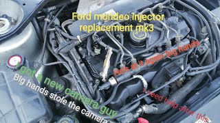 Ford mondeo mk3 jaguar xtype and transit 20 22 and 24 tdci injector replacement [upl. by Codding549]