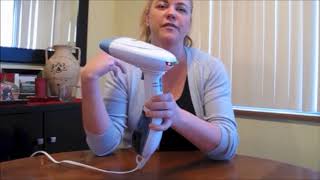 Conair Extreme Steam and Turbo Extreme steam handheld steamers blogger review [upl. by Bartholomeo]