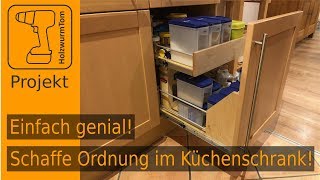 Einfach genial Küchenschrank umbauen  Besser als ein Apothekerschrank [upl. by Pytlik]