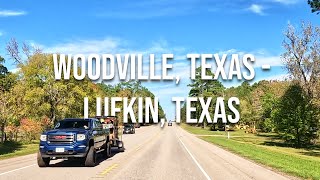 Woodville Texas to Lufkin Texas Drive with me on a Texas highway [upl. by Novahc11]