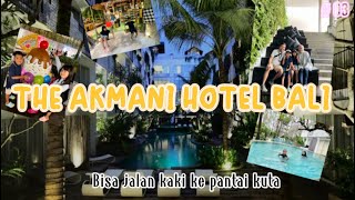 HOTEL MURAH DI JALAN LEGIAN BALI BISA JALAN KAKI KE PANTAI KUTA  THE AKMANI HOTEL theakmanihotel [upl. by Enidlarej]